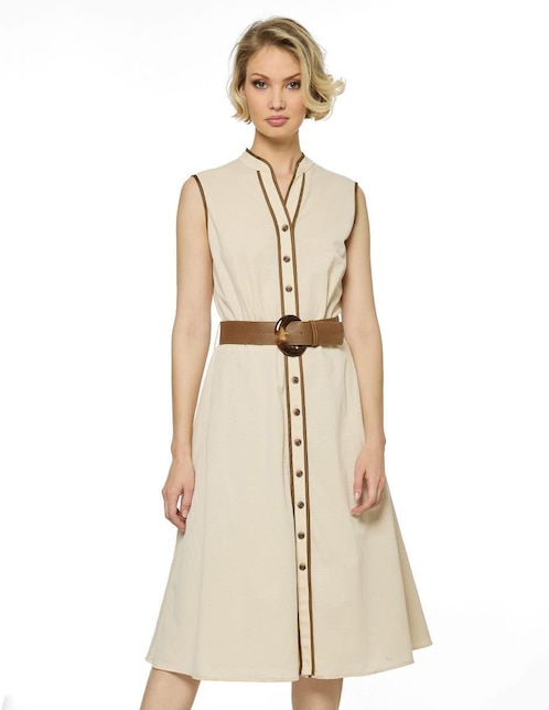 Vestido midi casual Foley's para mujer