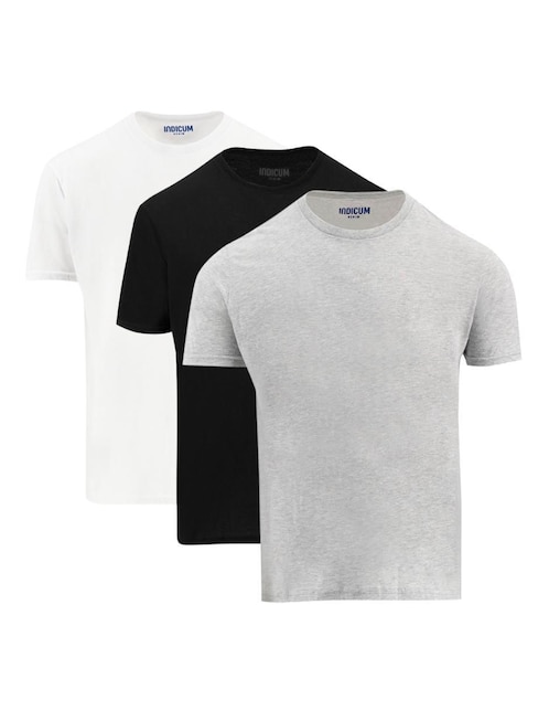 Set playera manga corta cuello redondo para mujer 1