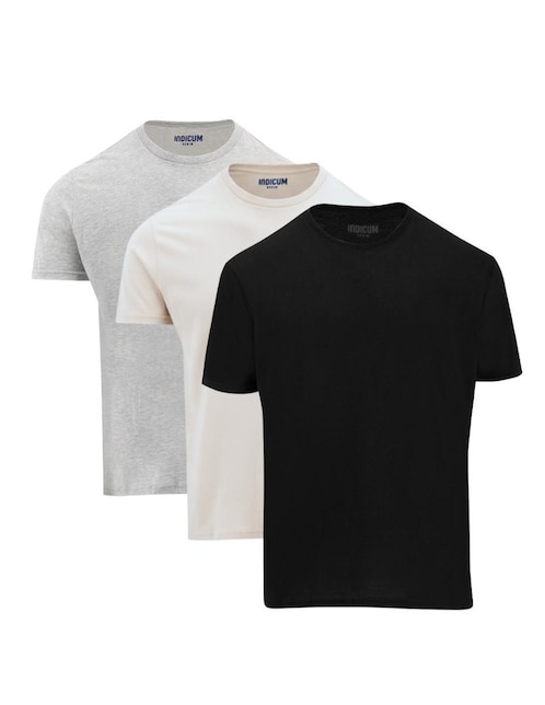 Set playera manga corta cuello redondo para mujer 1