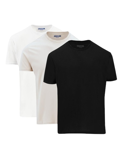 Set playera manga corta cuello redondo para mujer 1