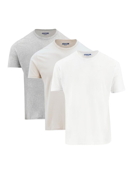 Set playera manga corta cuello redondo para mujer 1