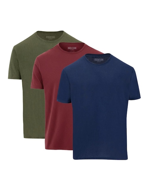 Set playera manga corta cuello redondo para mujer 1