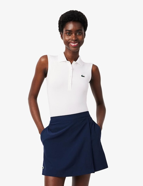 Playera tipo polo Lacoste para mujer