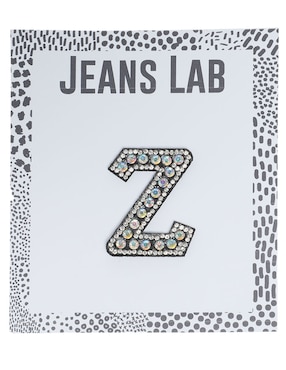 Parche decorativo para ropa Jeans Lab aplicación pedrería