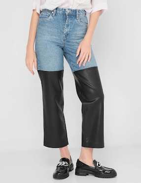 Jeans Straight Blank Nyc Corte Cintura Para Mujer