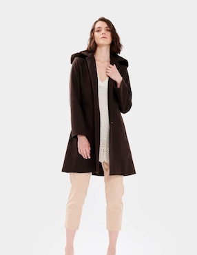 Abrigo Di Nuovo de lana regular para mujer