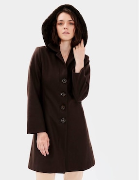 Abrigo Di Nuovo de lana regular para mujer