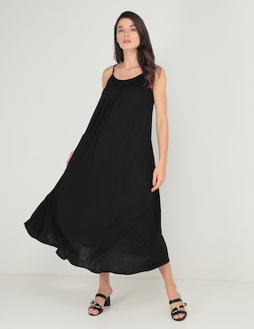 VESTIDOS V1002 NEGRO L