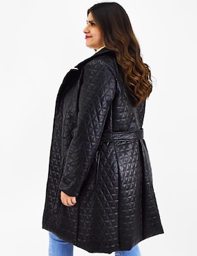 Abrigo Roman Fashion cruzado para mujer