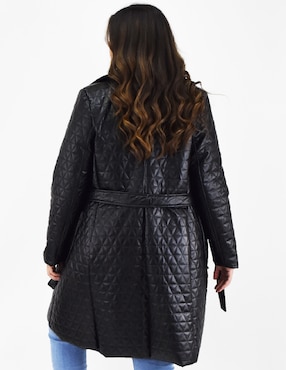 Abrigo Roman Fashion cruzado para mujer