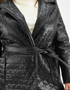 Abrigo Roman Fashion cruzado para mujer