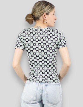 Blusa Malabis manga corta para mujer