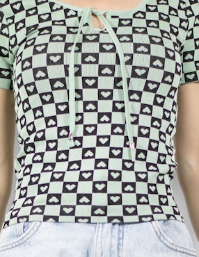 Blusa Malabis manga corta para mujer