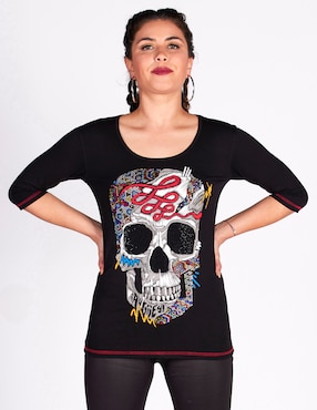 Blusa Ay Güey Manga 3/4 Para Mujer