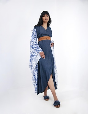 Vestido midi casual Angelozano para mujer