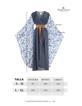 Vestido midi casual Angelozano para mujer