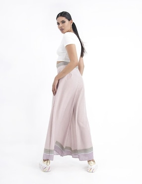 Pantalón relaxed Angelozano amplio para mujer