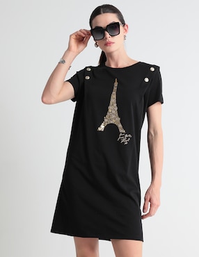 Vestido Corto Casual Karl Lagerfeld Paris Para Mujer