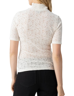 Blusa Sanctuary manga corta para mujer