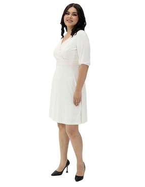 Vestido a la rodilla de fiesta La Difference escote V