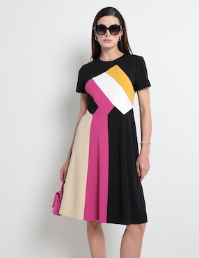 Vestido 3/4 Casual Karl Lagerfeld Paris Para Mujer