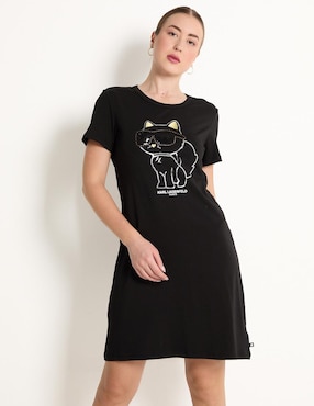 Vestido Arriba De La Rodilla Casual Karl Lagerfeld Paris Para Mujer