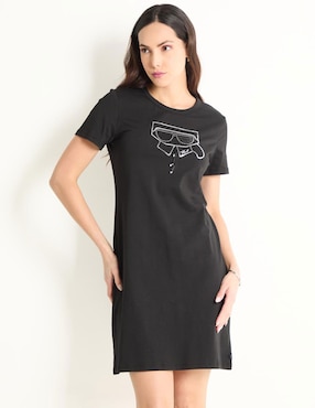 Vestido Corto Casual Karl Lagerfeld Paris Para Mujer