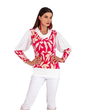 Blusa Beatriz Meade manga larga para mujer