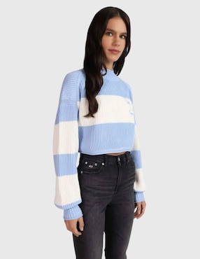 Suéter Tommy Hilfiger Cuello Alto Para Mujer