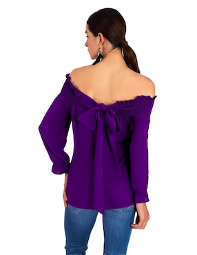Blusa Beatriz Meade manga larga para mujer
