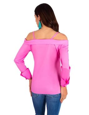 Blusa Beatriz Meade manga larga para mujer