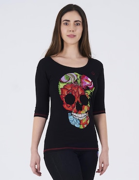 Blusa Ay Güey Manga Al Codo Para Mujer