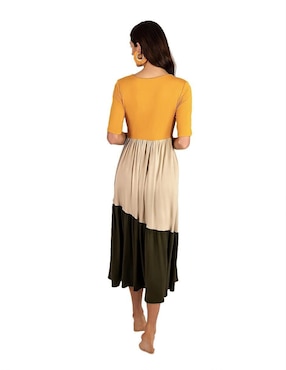 Vestido maxi casual Beatriz Meade para mujer