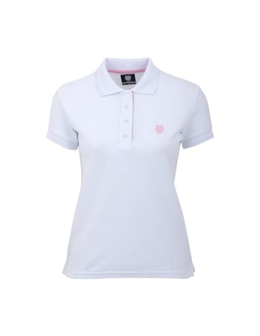 Playera Manga Corta K-swiss Pead Cuello Polo Para Mujer