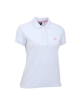 Playera manga corta K-swiss Pead cuello polo para mujer