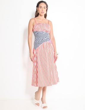 Vestido midi casual French Connection para mujer