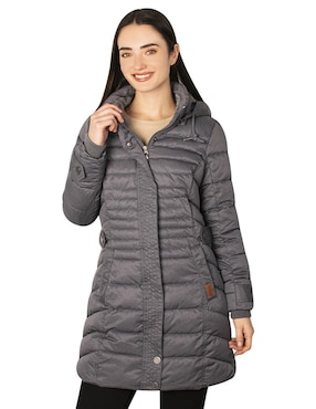 Chamarra Acolchada Greenlander Impermeable Para Mujer