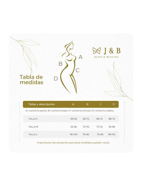 Body J&B cuello redondo para mujer