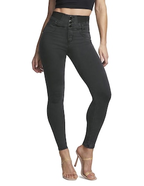 Jeans Ultra Skinny Seven Jeans Corte Cintura Alta Para Mujer