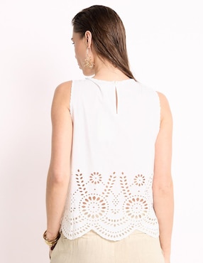 Blusa Indi & Cold sin manga para mujer
