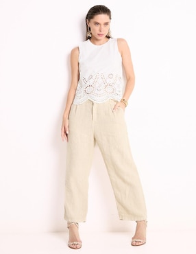 Blusa Indi & Cold sin manga para mujer
