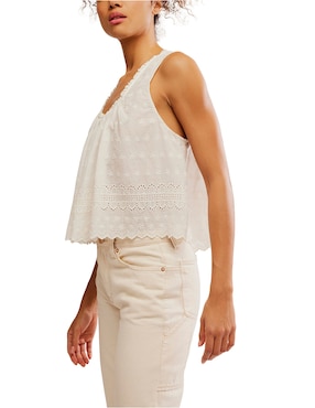 Blusa Free People sin mangas para mujer