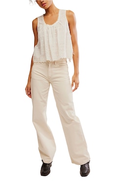 Blusa Free People sin mangas para mujer