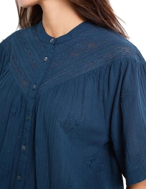 Blusa Indi & Cold manga al codo para mujer