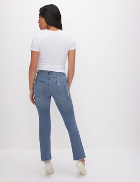 Jeans straight Good American para mujer