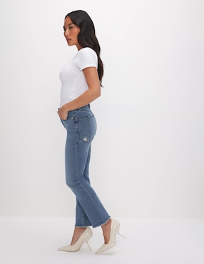 Jeans straight Good American para mujer