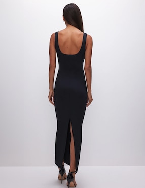 Vestido largo casual Good American para mujer