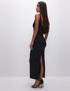 Vestido largo casual Good American para mujer