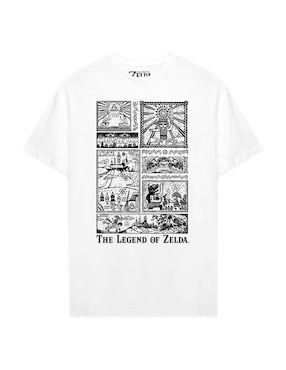Playera manga corta Nintendo cuello redondo para mujer