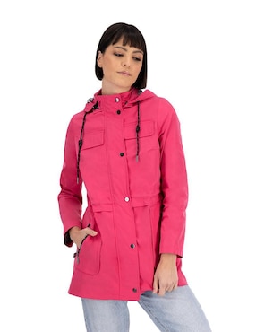 Gabardina con capucha Shyla para mujer